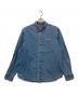Supreme（シュプリーム）の古着「CLASSIC LOGO DENIM SHIRT」｜ブルー