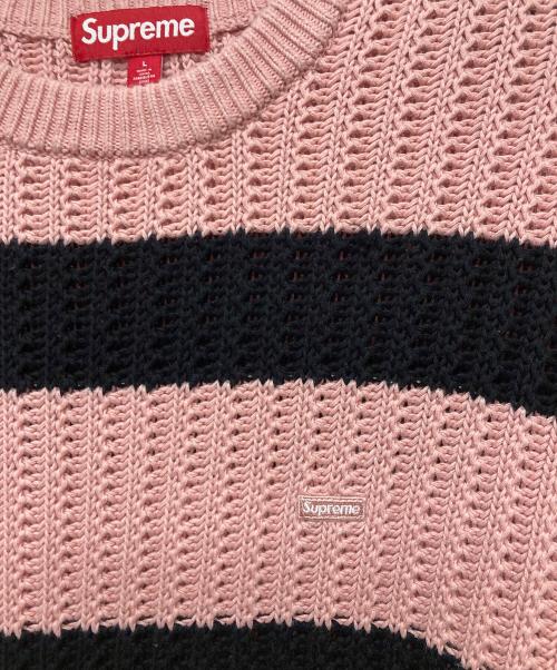 SUPREME（シュプリーム）SUPREME (シュプリーム) Loose Gauge Stripe Small Box Sweater 