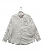 SUPREME×NIKEシュプリーム×ナイキ）の古着「Cotton Twill Shirt/DC1083-133」｜ホワイト
