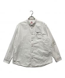 SUPREME×NIKE（シュプリーム×ナイキ）の古着「Cotton Twill Shirt/DC1083-133」｜ホワイト