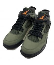 NIKE×UNDEFEATED（ナイキ×アンディフィーテッド）の古着「Air Jordan 4 Retro "Deep Green" (2025)/IB1519-200」｜オリーブ