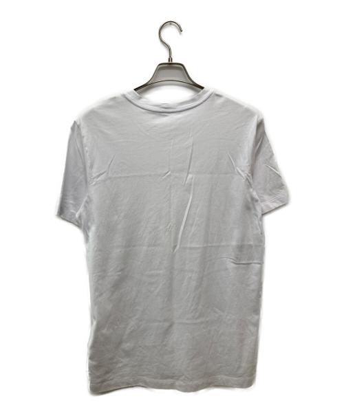 MONCLER（モンクレール）MONCLER (モンクレール) Flocked Logo Patch Vintage Cotton Tee/J20918C00024 ホワイト サイズ:Ｍの古着・服飾アイテム