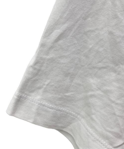 MONCLER（モンクレール）MONCLER (モンクレール) Flocked Logo Patch Vintage Cotton Tee/J20918C00024 ホワイト サイズ:Ｍの古着・服飾アイテム