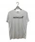 MONCLER（モンクレール）の古着「Flocked Logo Patch Vintage Cotton Tee/J20918C00024」｜ホワイト