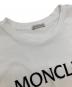 中古・古着 MONCLER (モンクレール) Flocked Logo Patch Vintage Cotton Tee/J20918C00024 ホワイト サイズ:Ｍ：15000円