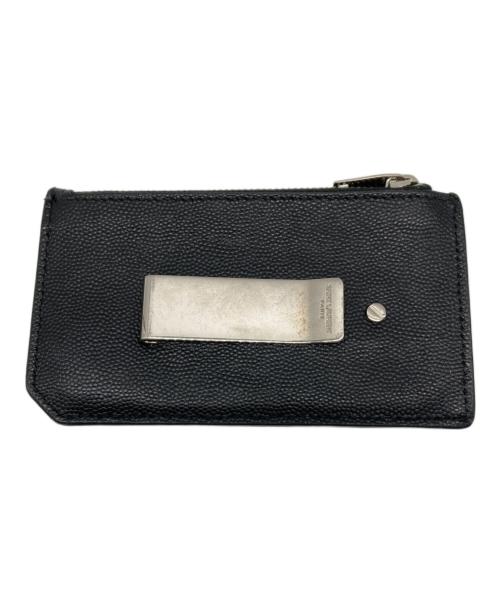 Saint Laurent Paris（サンローランパリ）Saint Laurent Paris (サンローランパリ) METAL-CLIP CARDHOLDER/GRZ584105 ブラックの古着・服飾アイテム