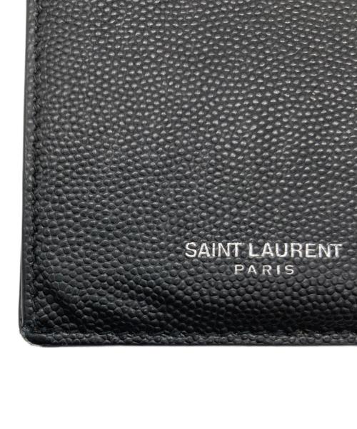 Saint Laurent Paris（サンローランパリ）Saint Laurent Paris (サンローランパリ) METAL-CLIP CARDHOLDER/GRZ584105 ブラックの古着・服飾アイテム