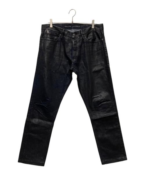 RALPH LAUREN BlackLabel（ラルフローレンブラックレーベル）RALPH LAUREN BlackLabel (ラルフローレンブラックレーベル) ワックスコーティングデニムパンツ インディゴ サイズ:W33の古着・服飾アイテム
