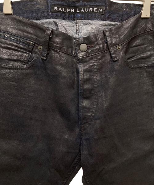 RALPH LAUREN BlackLabel（ラルフローレンブラックレーベル）RALPH LAUREN BlackLabel (ラルフローレンブラックレーベル) ワックスコーティングデニムパンツ インディゴ サイズ:W33の古着・服飾アイテム