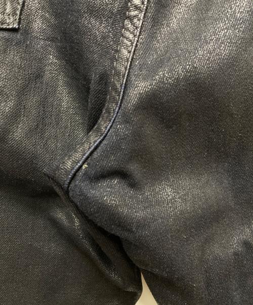 RALPH LAUREN BlackLabel（ラルフローレンブラックレーベル）RALPH LAUREN BlackLabel (ラルフローレンブラックレーベル) ワックスコーティングデニムパンツ インディゴ サイズ:W33の古着・服飾アイテム