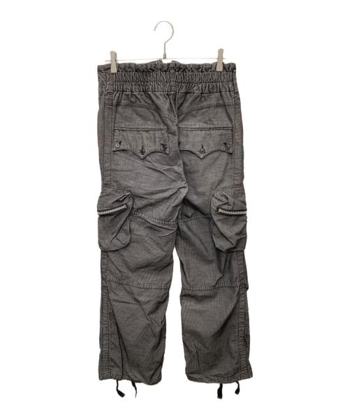CABANE de ZUCCa（カバンドズッカ）CABANE de ZUCCa (カバンドズッカ) 曲がりジップパラシュートパンツ グレー サイズ:Sの古着・服飾アイテム