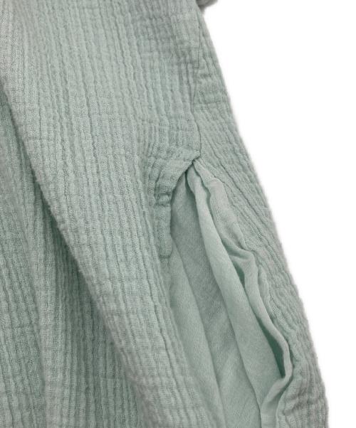 ne quittez pas（ヌキテパ）ne quittez pas (ヌキテパ) Double Gauze Big Shirts Dress スカイブルー サイズ:FREEの古着・服飾アイテム