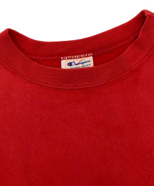 Champion REVERSE WEAVE（チャンピオン リバース ウィーブ）Champion REVERSE WEAVE (チャンピオン リバース ウィーブ) ヴィンテージクルーネックスウェット レッド サイズ:Ｓの古着・服飾アイテム