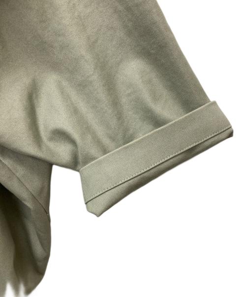 mizuiro-ind（ミズイロインド）mizuiro-ind (ミズイロインド) ノーカラーコットンワイドコート カーキ サイズ:Freeの古着・服飾アイテム