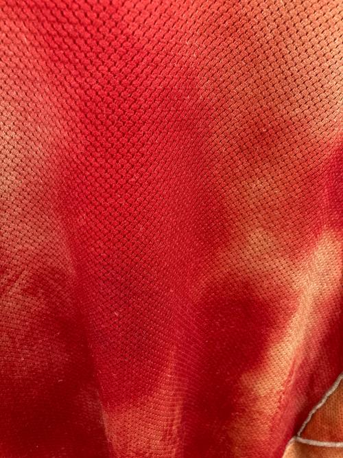 and wander（アンドワンダー）and wander (アンドワンダー) printedOctapullover レッド サイズ:Ｍの古着・服飾アイテム