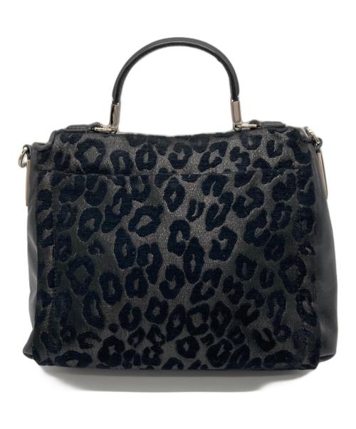 COACH（コーチ）COACH (コーチ) マディソン シェニール オセロット スモール セイディー フラップ サッチェル/26284 ブラックの古着・服飾アイテム