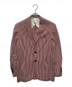 BROOKS BROTHERSブルックスブラザーズ）の古着「2Bテーラードジャケット」｜ホワイト×レッド