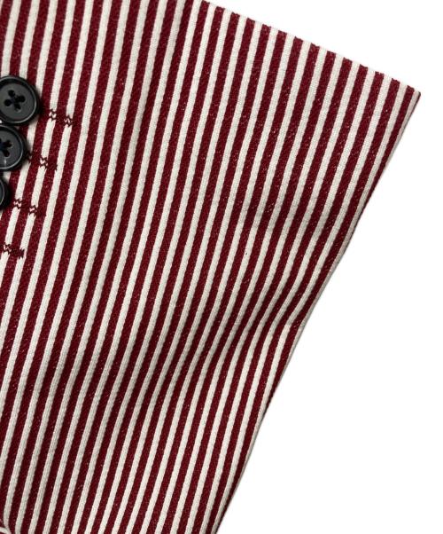BROOKS BROTHERS（ブルックスブラザーズ）BROOKS BROTHERS (ブルックスブラザーズ) 2Bテーラードジャケット ホワイト×レッド サイズ:39Sの古着・服飾アイテム