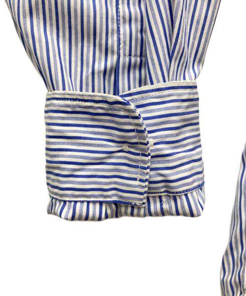 COOTIE PRODUCTIONS（クーティープロダクツ）COOTIE PRODUCTIONS (クーティープロダクツ) Stripe Broad L/S Shirt ブルー サイズ:Ｓの古着・服飾アイテム