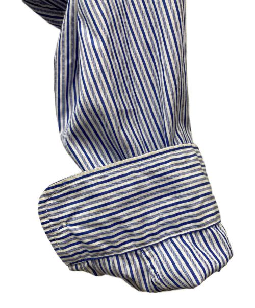 COOTIE PRODUCTIONS（クーティープロダクツ）COOTIE PRODUCTIONS (クーティープロダクツ) Stripe Broad L/S Shirt ブルー サイズ:Ｓの古着・服飾アイテム