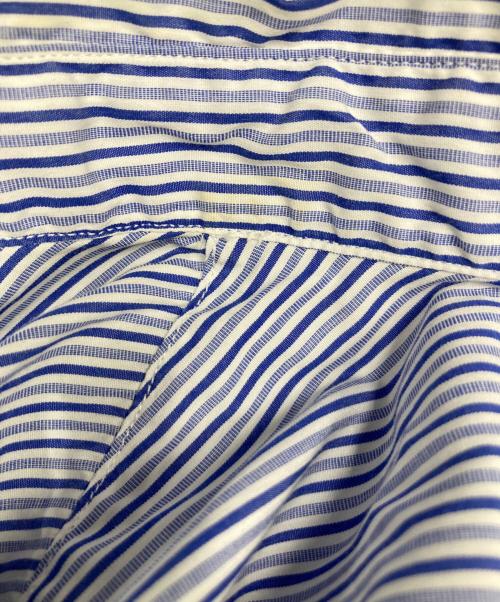 COOTIE PRODUCTIONS（クーティープロダクツ）COOTIE PRODUCTIONS (クーティープロダクツ) Stripe Broad L/S Shirt ブルー サイズ:Ｓの古着・服飾アイテム