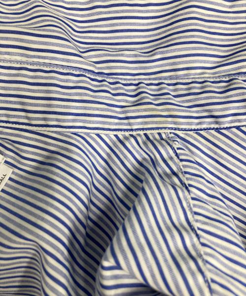 COOTIE PRODUCTIONS（クーティープロダクツ）COOTIE PRODUCTIONS (クーティープロダクツ) Stripe Broad L/S Shirt ブルー サイズ:Ｓの古着・服飾アイテム