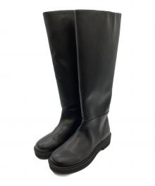 anuke（アンヌーク）の古着「Ecoleather Long Boots」｜ブラック