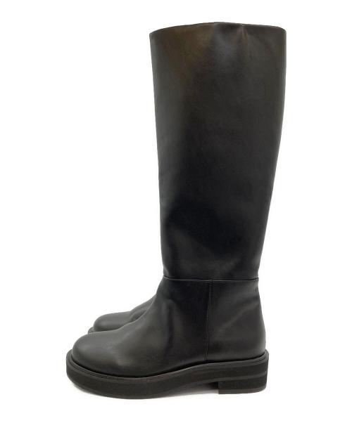 anuke（アンヌーク）anuke (アンヌーク) Ecoleather Long Boots ブラック サイズ:23.5の古着・服飾アイテム