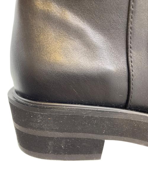 anuke（アンヌーク）anuke (アンヌーク) Ecoleather Long Boots ブラック サイズ:23.5の古着・服飾アイテム