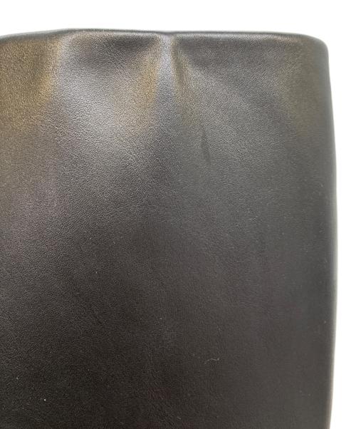 anuke（アンヌーク）anuke (アンヌーク) Ecoleather Long Boots ブラック サイズ:23.5の古着・服飾アイテム