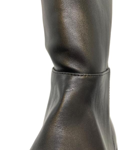 anuke（アンヌーク）anuke (アンヌーク) Ecoleather Long Boots ブラック サイズ:23.5の古着・服飾アイテム