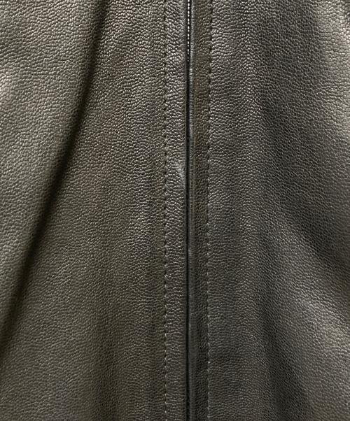 NEIGHBORHOOD（ネイバーフッド）NEIGHBORHOOD (ネイバーフッド) LEATHER ZIP WORK JACKET/232SZNH-JKM02 ブラック サイズ:Ｌの古着・服飾アイテム