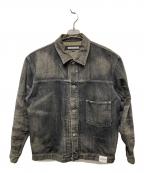 NEIGHBORHOODネイバーフッド）の古着「SAVAGE DENIM TYPE-1 JACKET/232XBNH-JKM01」｜グレー