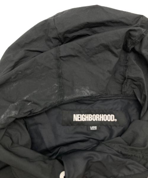 NEIGHBORHOOD（ネイバーフッド）NEIGHBORHOOD (ネイバーフッド) ANORAK JACKET/242TSNH-JKM11 ブラック サイズ:Ｌの古着・服飾アイテム