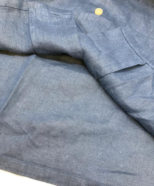 POLO RALPH LAUREN（ポロ・ラルフローレン）POLO RALPH LAUREN (ポロ・ラルフローレン) オープンカラーリネンシャツ ネイビー サイズ:Sの古着・服飾アイテム