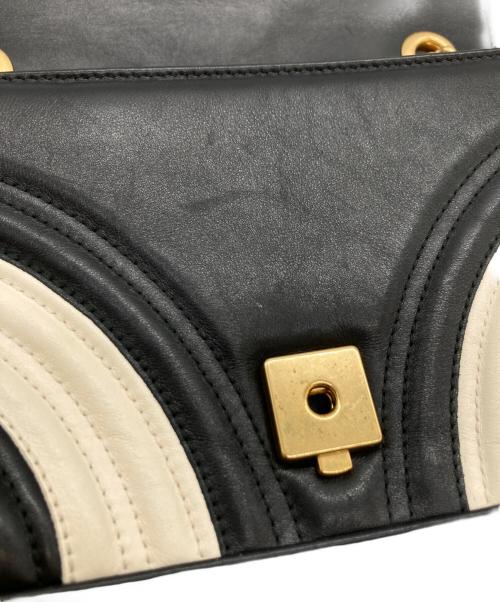 GUCCI（グッチ）GUCCI (グッチ) GG マーモントチェーンショルダーバッグ/448879 ブラックの古着・服飾アイテム