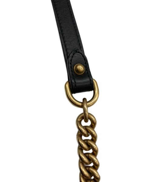 GUCCI（グッチ）GUCCI (グッチ) GG マーモントチェーンショルダーバッグ/448879 ブラックの古着・服飾アイテム
