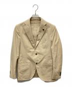 LARDINIラルディーニ）の古着「コットン3Bテーラードジャケット」｜ベージュ