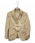 LARDINI（ラルディーニ）の古着「コットン3Bテーラードジャケット」｜ベージュ