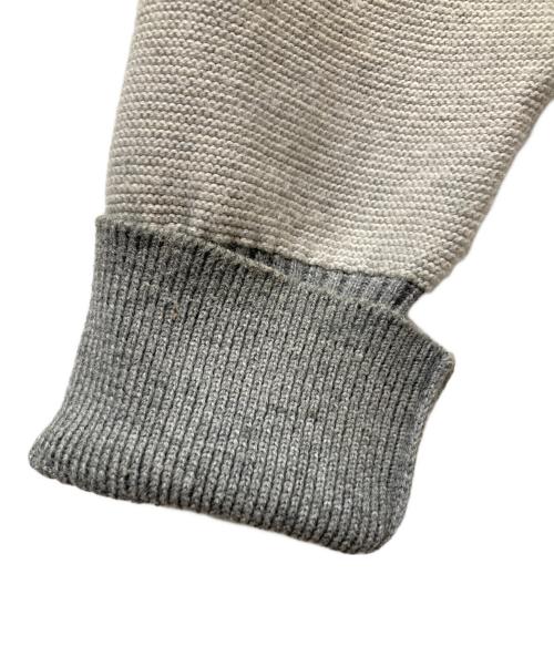 ISSEY MIYAKE MEN（イッセイミヤケメン）ISSEY MIYAKE MEN (イッセイミヤケメン) 総柄コットンニット/ME81KN212 グレー サイズ:2の古着・服飾アイテム