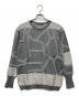 ISSEY MIYAKE MEN（イッセイミヤケメン）の古着「総柄コットンニット/ME81KN212」｜グレー