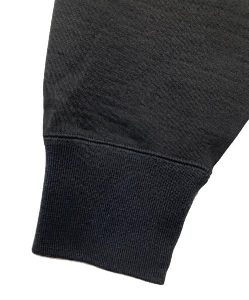 KOLOR（カラー）KOLOR (カラー) C-Eggplant 襟付きスウェットシャツ/22WCM-T05201 ブラック サイズ:3の古着・服飾アイテム