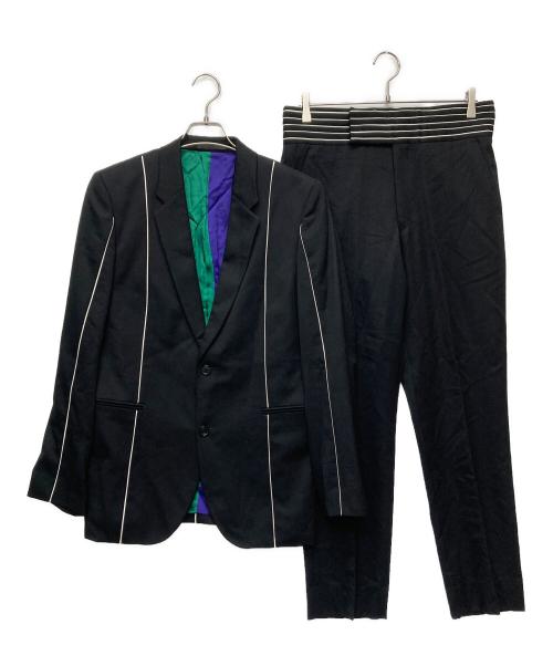 PAUL SMITH（ポールスミス）PAUL SMITH (ポールスミス) パイピングセットアップスーツ/263100 ブラック サイズ:Ｌの古着・服飾アイテム