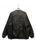 UNTRACE (アントレース) Leather Zipper Cardigan/109 ブラック サイズ:2：70000円