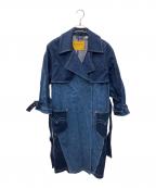 LEVI'S REDリーバイス レッド）の古着「デニムツイストトレンチ コート」｜インディゴ