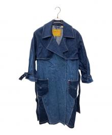 LEVI'S RED（リーバイス レッド）の古着「デニムツイストトレンチ コート」｜インディゴ