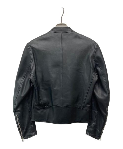 Maison Margiela（メゾンマルジェラ）Maison Margiela (メゾンマルジェラ) 八の字ライダースジャケット/S50AM0380 SY1350 ブラック サイズ:44の古着・服飾アイテム