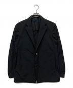 TAGLIATOREタリアトーレ）の古着「ナイロン コットン テーラードジャケット/N1409」｜ブラック