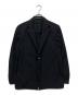 TAGLIATORE（タリアトーレ）の古着「ナイロン コットン テーラードジャケット/N1409」｜ブラック