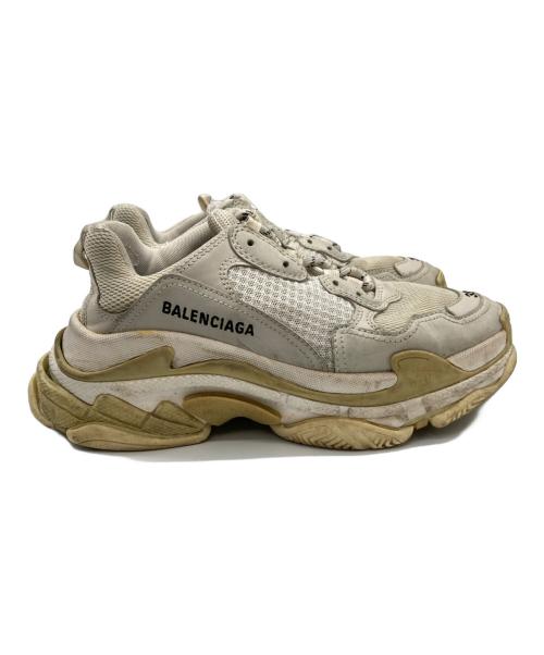 BALENCIAGA（バレンシアガ）BALENCIAGA (バレンシアガ) TRIPLE S/524036 アイボリー サイズ:26cmの古着・服飾アイテム